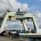 Hebekran im Hafen von Hirtshals