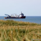 Kabelleger beim Windpark vor Vrist / Vejlby Klit