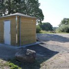 Neues Toilettenhaus in Krusa