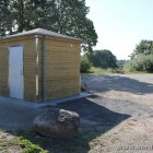 Neues Toilettenhaus in Krusa