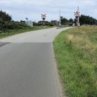 Strasse zum Ferienhausgebiet Vrist