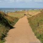 Weg vom Bovbjerg Fyr Richtung Ferring