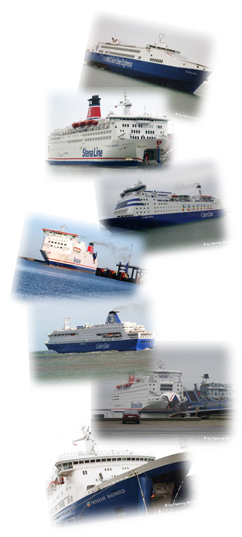 Fähren Collage